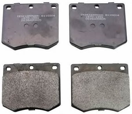Denckermann B110204 Brake Pad Set, disc brake B110204: Buy near me in Poland at 2407.PL - Good price!