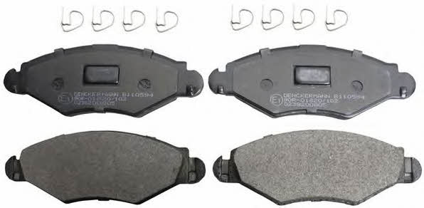 Denckermann B110594 Brake Pad Set, disc brake B110594: Buy near me in Poland at 2407.PL - Good price!