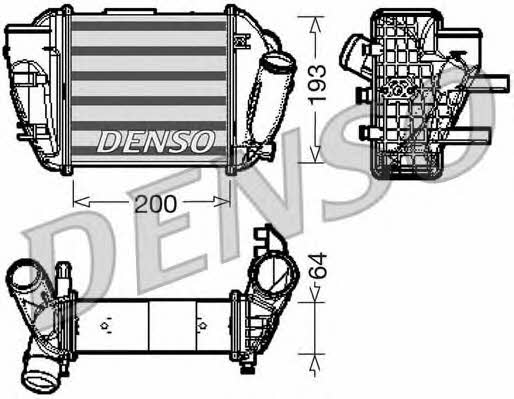 DENSO DIT02005 Intercooler, charger DIT02005: Buy near me in Poland at 2407.PL - Good price!