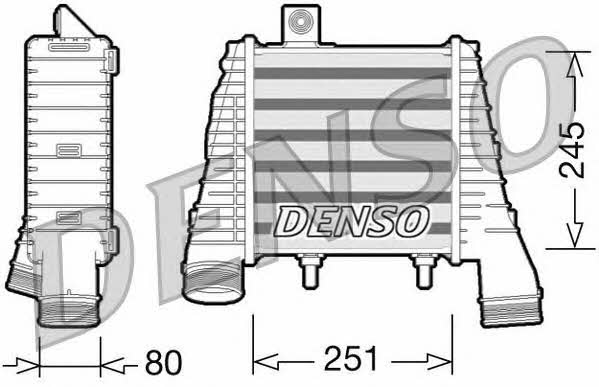 DENSO DIT02008 Intercooler, charger DIT02008: Buy near me in Poland at 2407.PL - Good price!