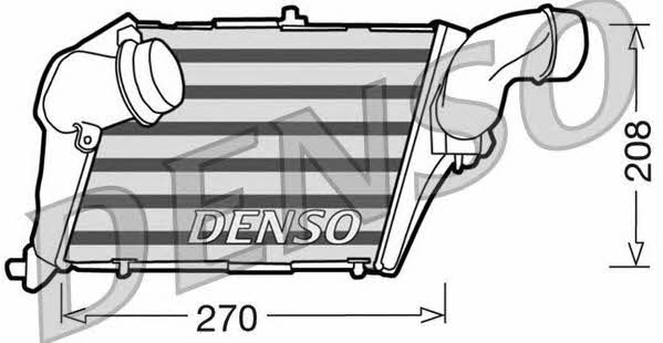 DENSO DIT02012 Intercooler, charger DIT02012: Buy near me in Poland at 2407.PL - Good price!