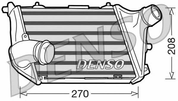 DENSO DIT02015 Intercooler, charger DIT02015: Buy near me in Poland at 2407.PL - Good price!