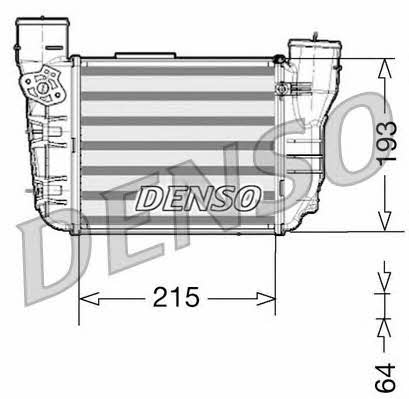 DENSO DIT02020 Intercooler, charger DIT02020: Buy near me in Poland at 2407.PL - Good price!