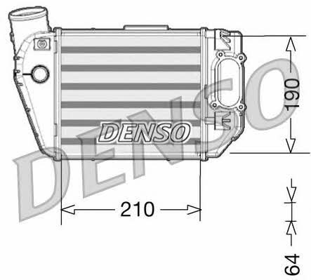 DENSO DIT02021 Intercooler, charger DIT02021: Buy near me in Poland at 2407.PL - Good price!
