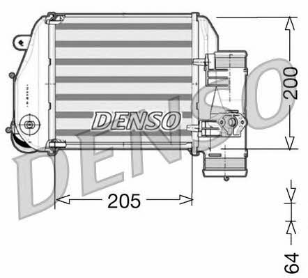 DENSO DIT02024 Intercooler, charger DIT02024: Buy near me in Poland at 2407.PL - Good price!