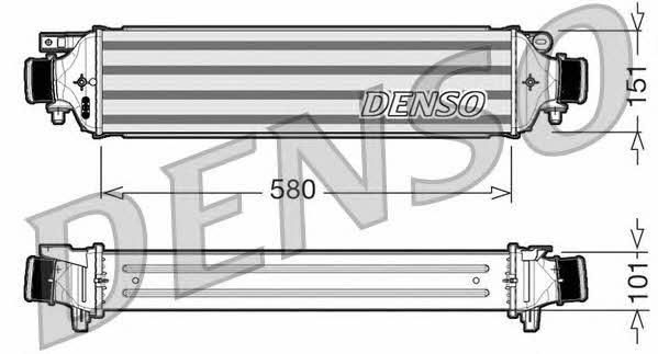DENSO DIT13002 Intercooler, charger DIT13002: Buy near me in Poland at 2407.PL - Good price!