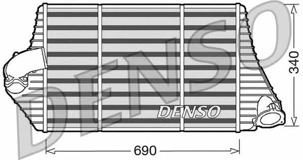 DENSO DIT23001 Intercooler, charger DIT23001: Buy near me in Poland at 2407.PL - Good price!