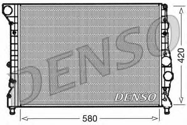 DENSO DRM01001 Радиатор охлаждения двигателя DRM01001: Отличная цена - Купить в Польше на 2407.PL!
