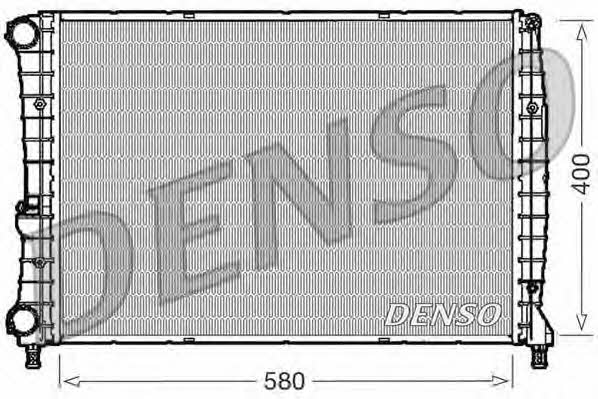 DENSO DRM01002 Радіатор охолодження двигуна DRM01002: Приваблива ціна - Купити у Польщі на 2407.PL!