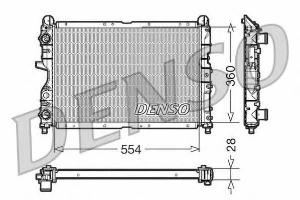 DENSO DRM01003 Radiator, engine cooling DRM01003: Buy near me in Poland at 2407.PL - Good price!