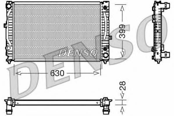 DENSO DRM02031 Радіатор охолодження двигуна DRM02031: Купити у Польщі - Добра ціна на 2407.PL!