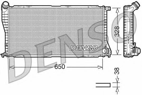 DENSO DRM05002 Radiator, engine cooling DRM05002: Buy near me in Poland at 2407.PL - Good price!