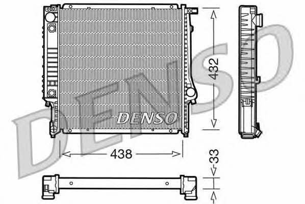 DENSO DRM05021 Radiator, engine cooling DRM05021: Buy near me in Poland at 2407.PL - Good price!