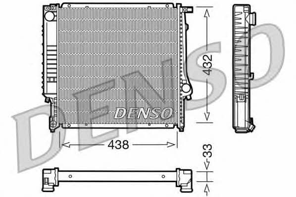 DENSO DRM05022 Radiator, engine cooling DRM05022: Buy near me in Poland at 2407.PL - Good price!