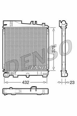 DENSO DRM05029 Radiator, engine cooling DRM05029: Buy near me in Poland at 2407.PL - Good price!