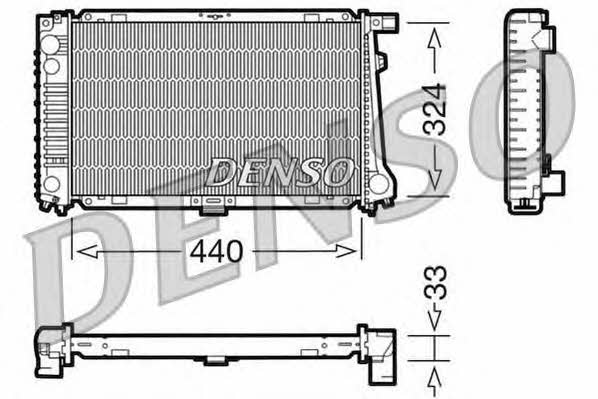 DENSO DRM05032 Radiator, engine cooling DRM05032: Buy near me at 2407.PL in Poland at an Affordable price!
