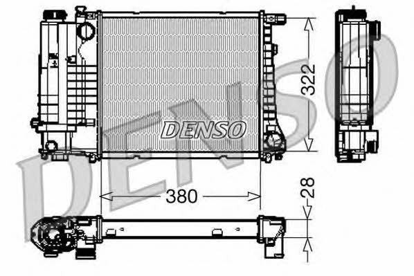 DENSO DRM05044 Radiator, engine cooling DRM05044: Buy near me in Poland at 2407.PL - Good price!