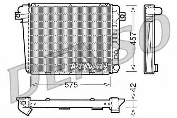 DENSO DRM05050 Radiator, engine cooling DRM05050: Buy near me in Poland at 2407.PL - Good price!