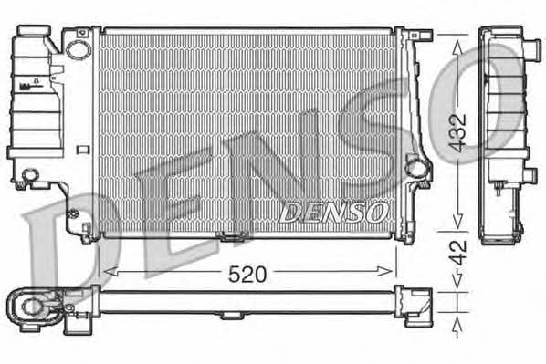 DENSO DRM05064 Radiator, engine cooling DRM05064: Buy near me in Poland at 2407.PL - Good price!