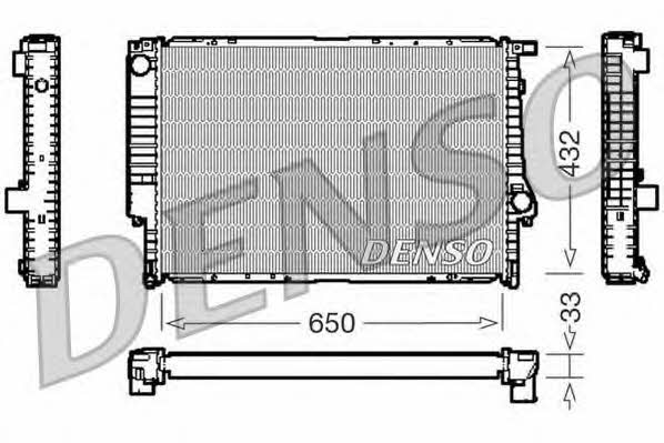 DENSO DRM05066 Radiator, engine cooling DRM05066: Buy near me in Poland at 2407.PL - Good price!