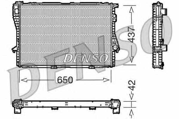 DENSO DRM05068 Радіатор охолодження двигуна DRM05068: Приваблива ціна - Купити у Польщі на 2407.PL!