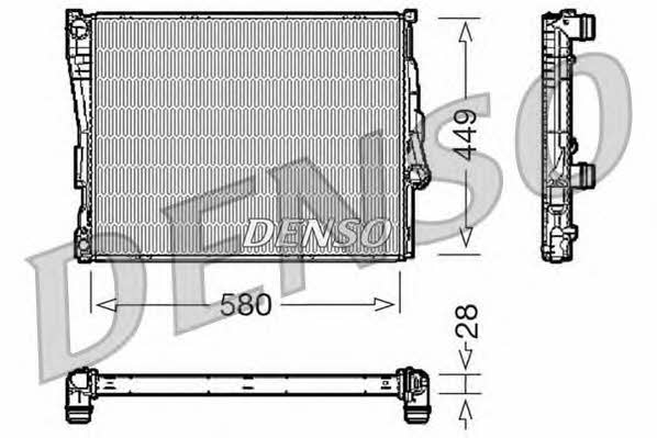DENSO DRM05069 Radiator, engine cooling DRM05069: Buy near me in Poland at 2407.PL - Good price!