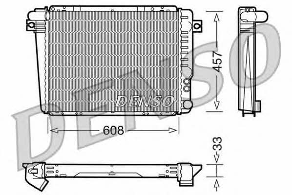 DENSO DRM05072 Radiator, engine cooling DRM05072: Buy near me in Poland at 2407.PL - Good price!