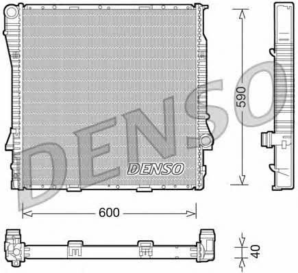 DENSO DRM05114 Radiator, engine cooling DRM05114: Buy near me at 2407.PL in Poland at an Affordable price!