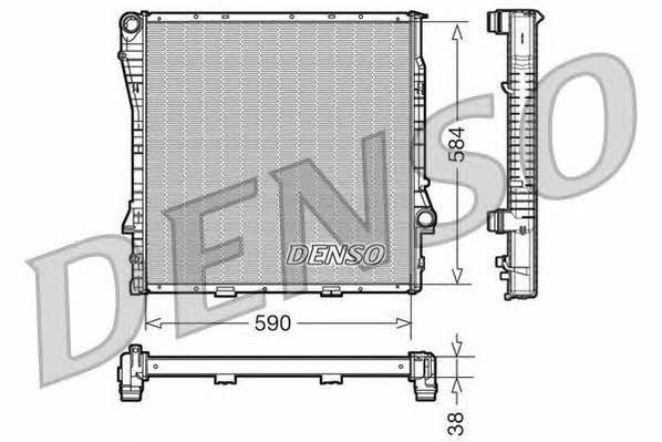 DENSO DRM05117 Radiator, engine cooling DRM05117: Buy near me at 2407.PL in Poland at an Affordable price!