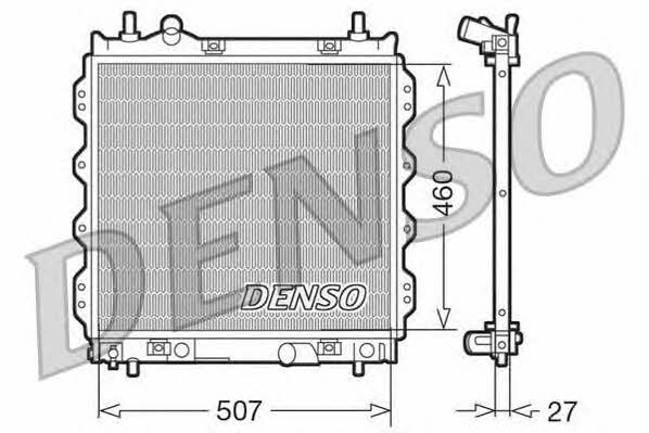 DENSO DRM06005 Радіатор охолодження двигуна DRM06005: Приваблива ціна - Купити у Польщі на 2407.PL!