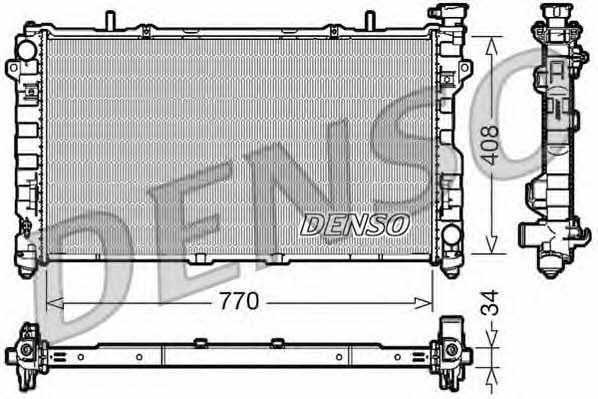 DENSO DRM06012 Radiator, engine cooling DRM06012: Buy near me in Poland at 2407.PL - Good price!
