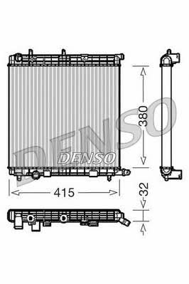 DENSO DRM07010 Radiator, engine cooling DRM07010: Buy near me in Poland at 2407.PL - Good price!