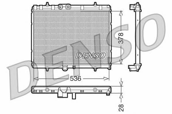 DENSO DRM07015 Radiator, engine cooling DRM07015: Buy near me in Poland at 2407.PL - Good price!