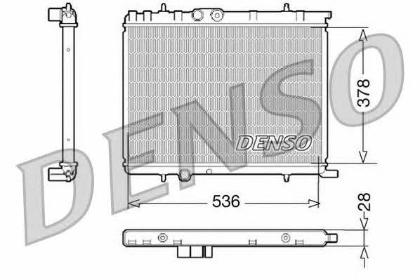 DENSO DRM07021 Radiator, engine cooling DRM07021: Buy near me at 2407.PL in Poland at an Affordable price!