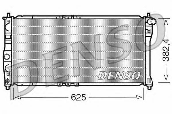 DENSO DRM08002 Радиатор охлаждения двигателя DRM08002: Отличная цена - Купить в Польше на 2407.PL!