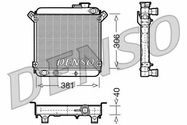 DENSO DRM09004 Radiator, engine cooling DRM09004: Buy near me in Poland at 2407.PL - Good price!