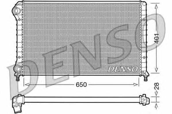 DENSO DRM09061 Radiator, engine cooling DRM09061: Buy near me in Poland at 2407.PL - Good price!