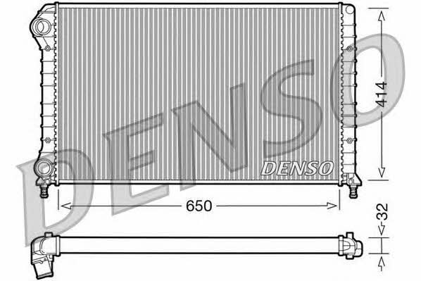 DENSO DRM09062 Radiator, engine cooling DRM09062: Buy near me in Poland at 2407.PL - Good price!
