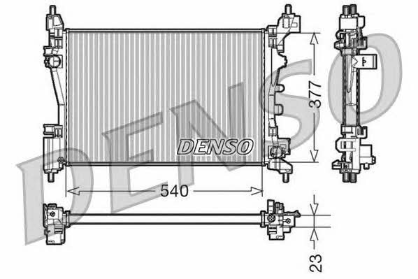 DENSO DRM09109 Radiator, engine cooling DRM09109: Buy near me in Poland at 2407.PL - Good price!