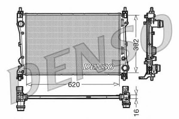 DENSO DRM09113 Radiator, engine cooling DRM09113: Buy near me in Poland at 2407.PL - Good price!