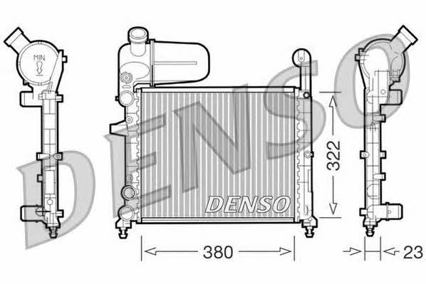 DENSO DRM09134 Radiator, engine cooling DRM09134: Buy near me in Poland at 2407.PL - Good price!