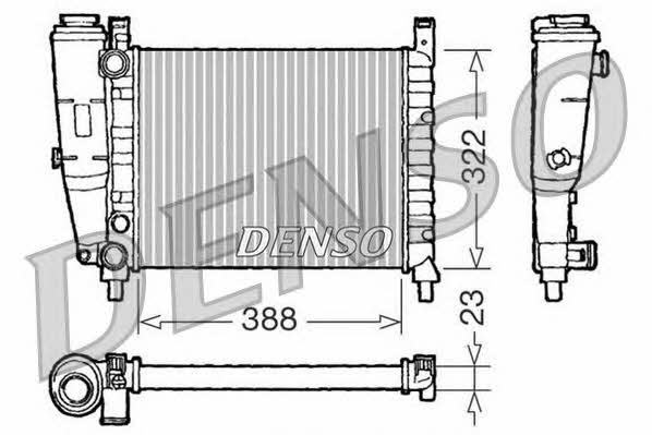 DENSO DRM09142 Radiator, engine cooling DRM09142: Buy near me in Poland at 2407.PL - Good price!