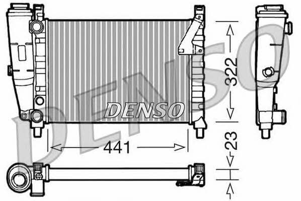 DENSO DRM09143 Radiator, engine cooling DRM09143: Buy near me in Poland at 2407.PL - Good price!