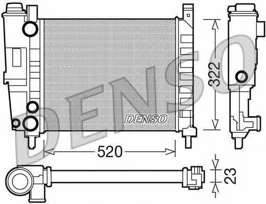 DENSO DRM09144 Radiator, engine cooling DRM09144: Buy near me in Poland at 2407.PL - Good price!