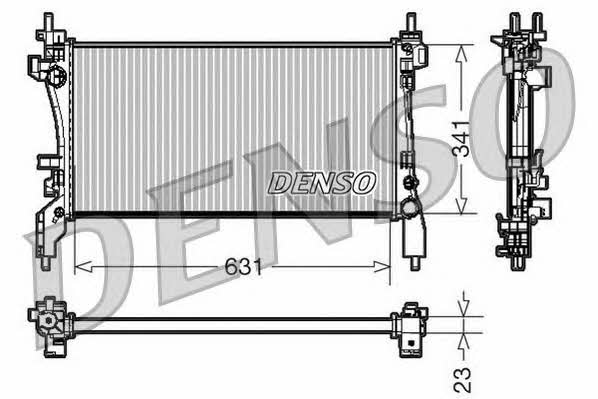 DENSO DRM09172 Radiator, engine cooling DRM09172: Buy near me in Poland at 2407.PL - Good price!