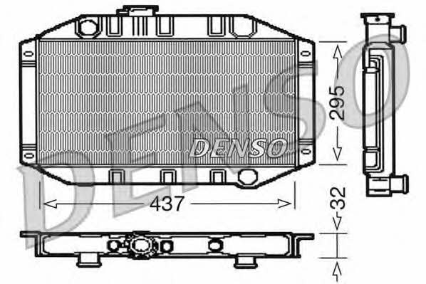 DENSO DRM10011 Radiator, engine cooling DRM10011: Buy near me in Poland at 2407.PL - Good price!