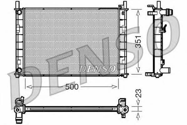 DENSO DRM10046 Radiator, engine cooling DRM10046: Buy near me at 2407.PL in Poland at an Affordable price!