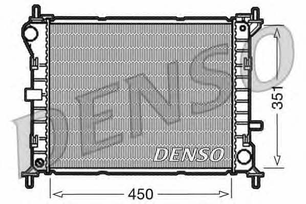 DENSO DRM10050 Радиатор охлаждения двигателя DRM10050: Отличная цена - Купить в Польше на 2407.PL!