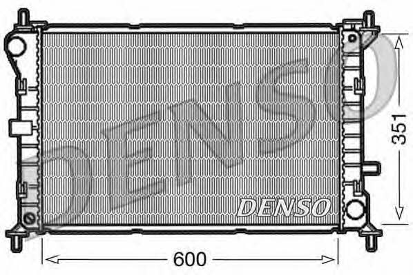 DENSO DRM10051 Radiator, engine cooling DRM10051: Buy near me in Poland at 2407.PL - Good price!