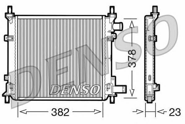 DENSO DRM10060 Радіатор охолодження двигуна DRM10060: Приваблива ціна - Купити у Польщі на 2407.PL!